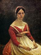 Jean-Baptiste Camille Corot Madame Legois painting